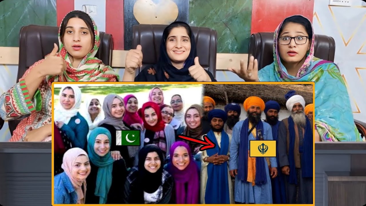 Pak Muslim girls first time visit in gurudwara & talking about sikh community - Singh is king