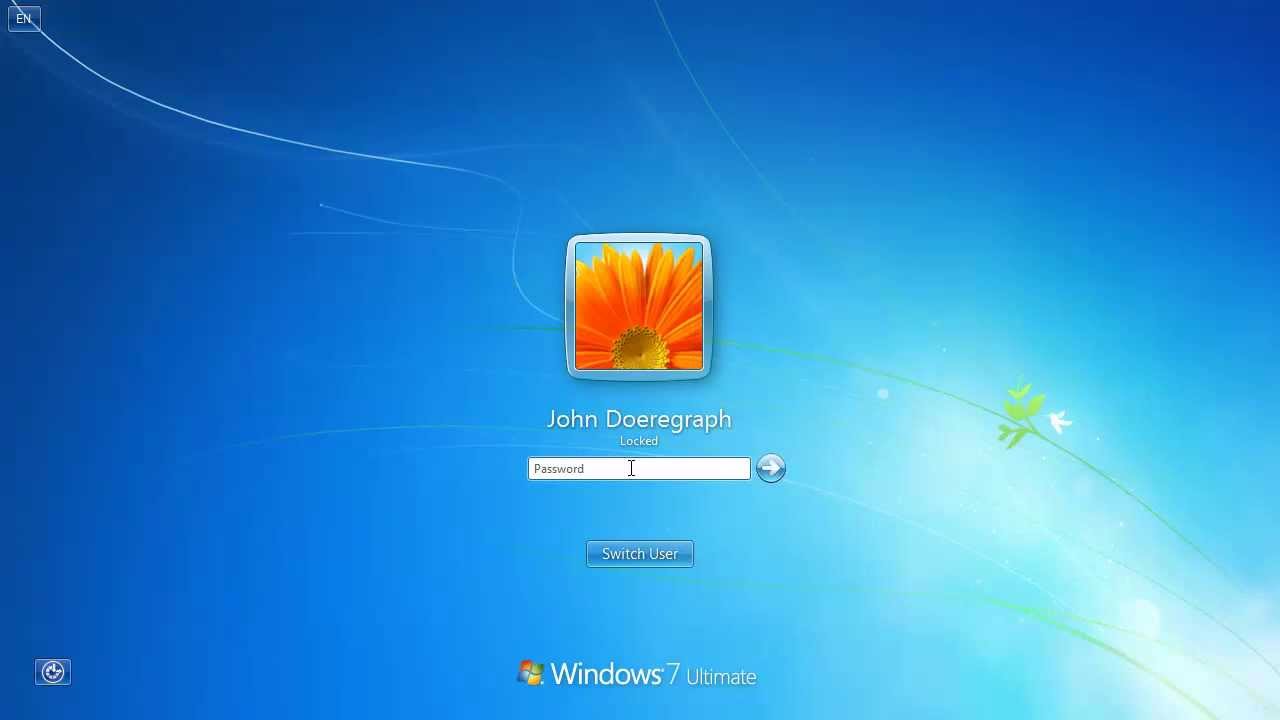 Как заблокировать экран в Windows 7