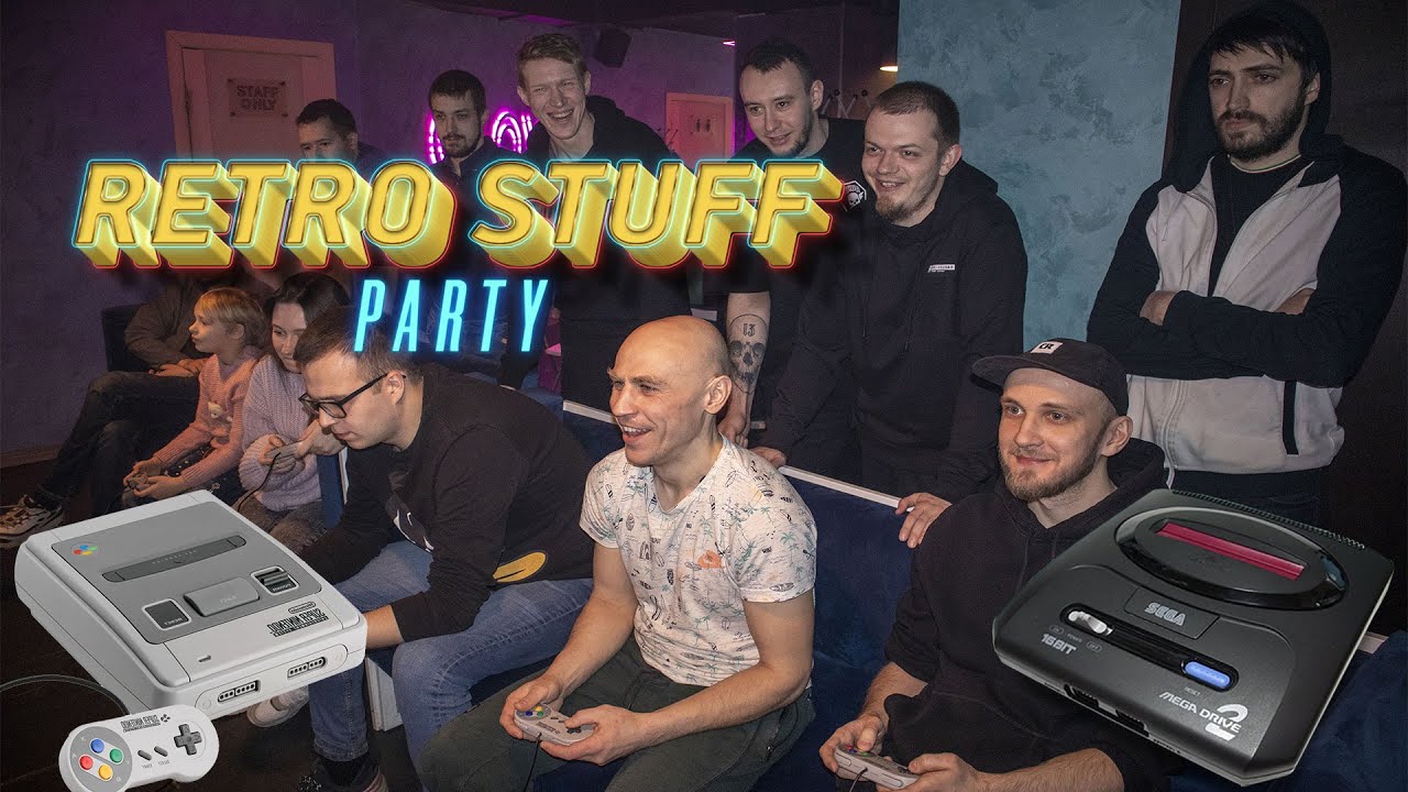 Retro Stuff party - турнир по ретро играм в Нижнем Новгороде, посещение магазина Денди (Dendy)
