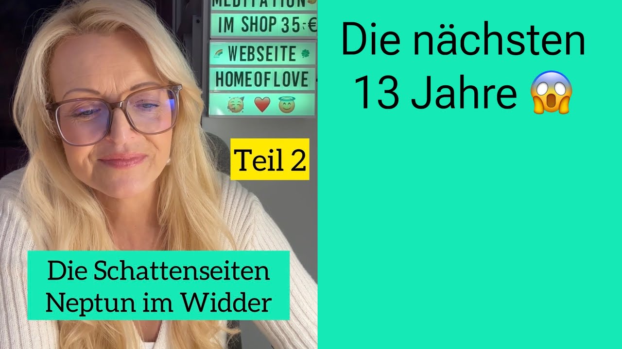 Die Schattenseiten vom Neptun im Widder 😱😬￼