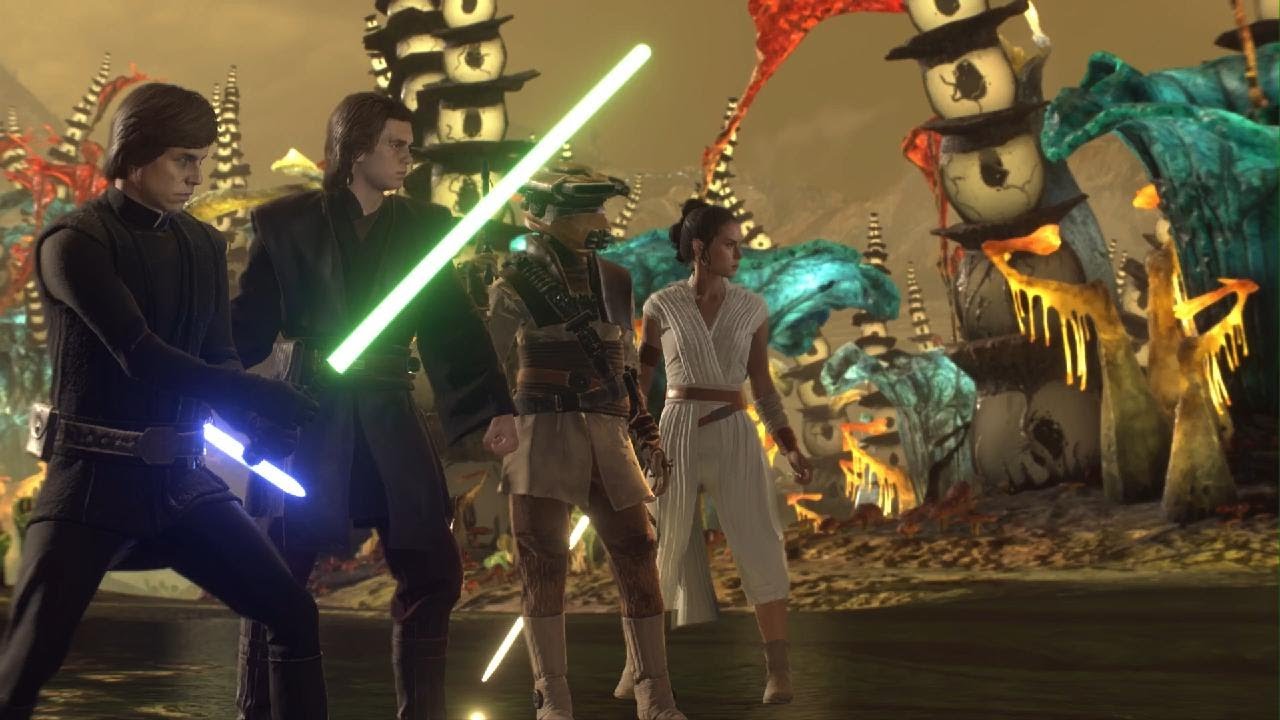 STAR WARS Battlefront 2 Heros VS Villans