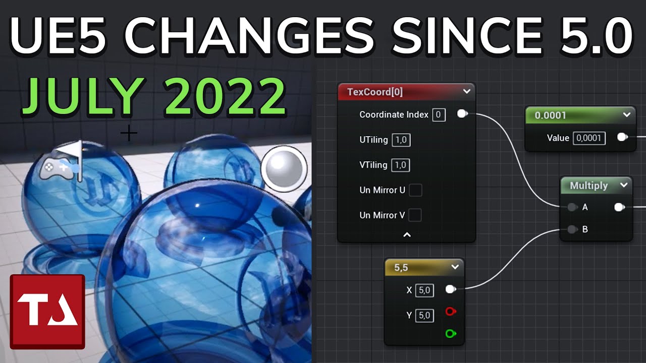 UE5 Since 5.0: Sorted Translucency, Instancing, Tessellation in BP & More // Unreal Livestream