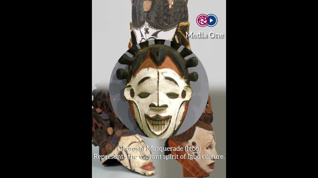 The Masked Dancers of Nigeria #encuzzie #mediaone #lifestyle #tradition #nigeria #fyp vVral