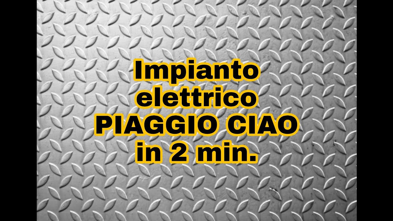 Impianto Elettrico Piaggio Ciao in 2Min.