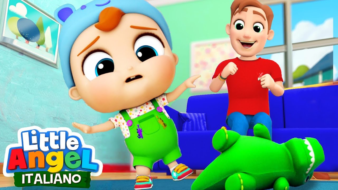 Gianni Impara a Camminare! 👶🏻🧸 Cartoni Animati Con Gianni Piccino - Little Angel Italiano