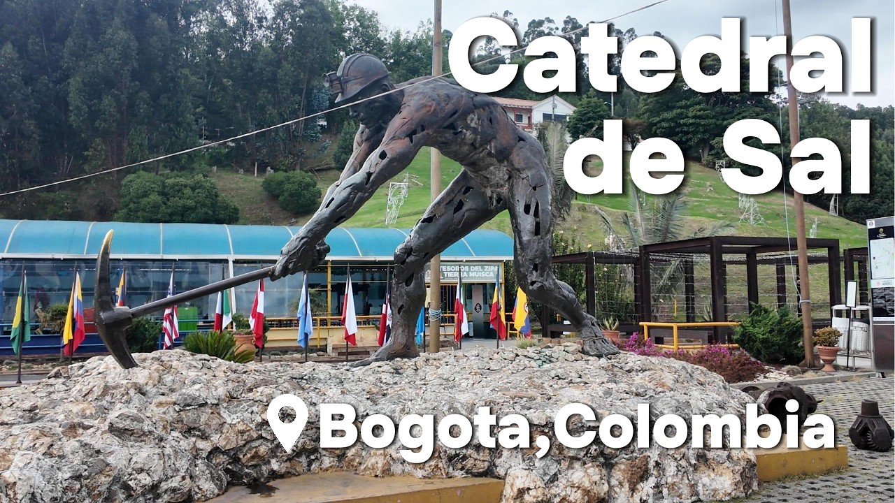 Visiting Catedral de Sal in Bogota, Colombia