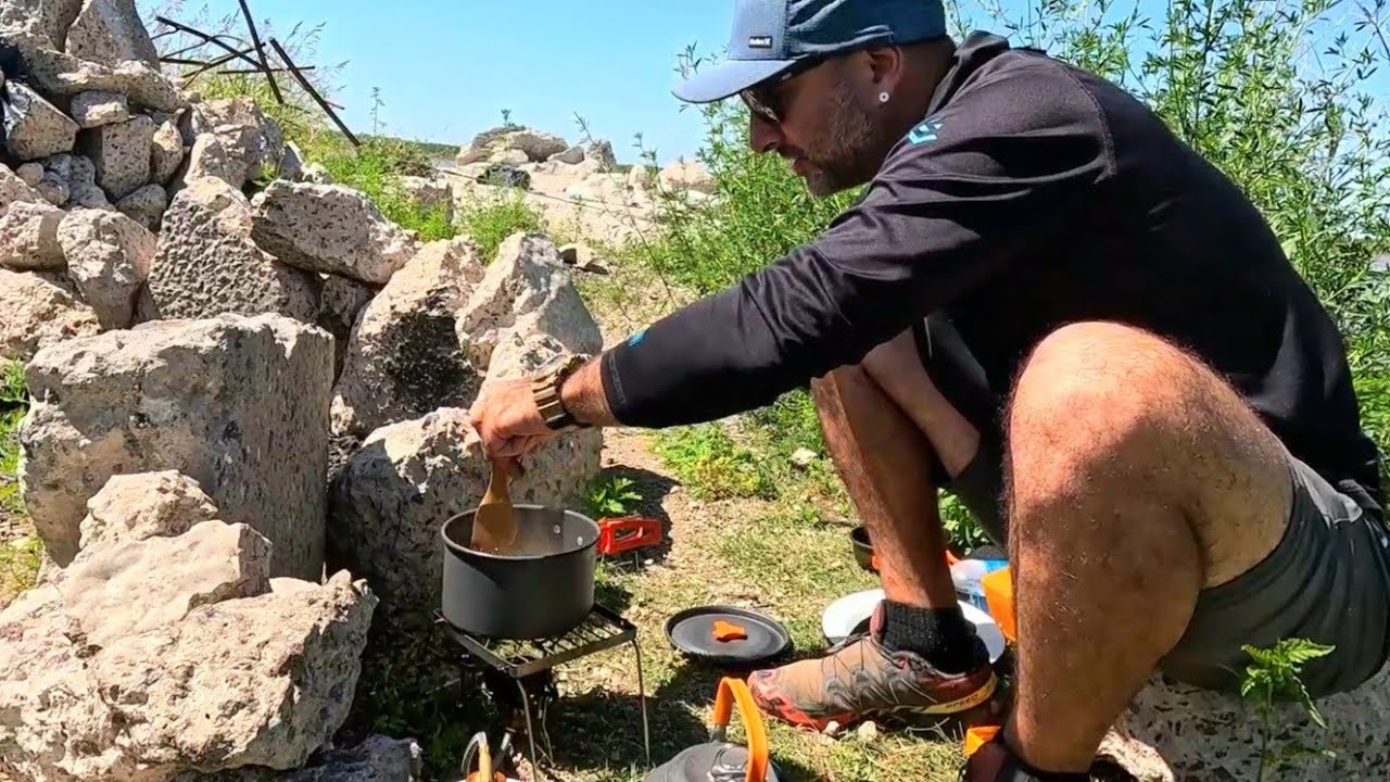 Día de PESCA Y COCINA, pan frito y pescado frito. Pesca urbana