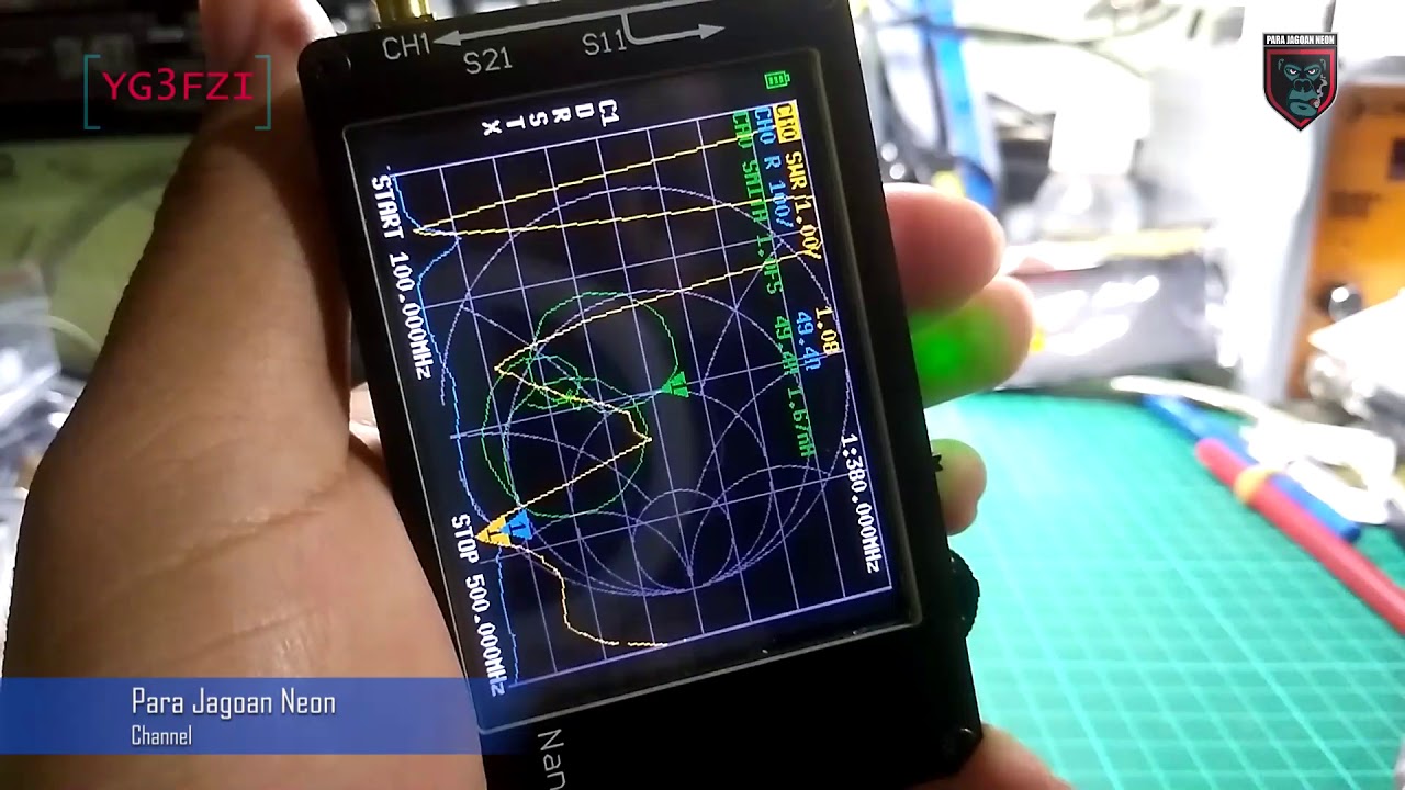 REVIEW ANTENA AL-800 DUAL BAND : CEK SWR DENGAN NANOVNA & TES QSO DENGAN YB2XGO DE YG3FZI #UHF #VHF