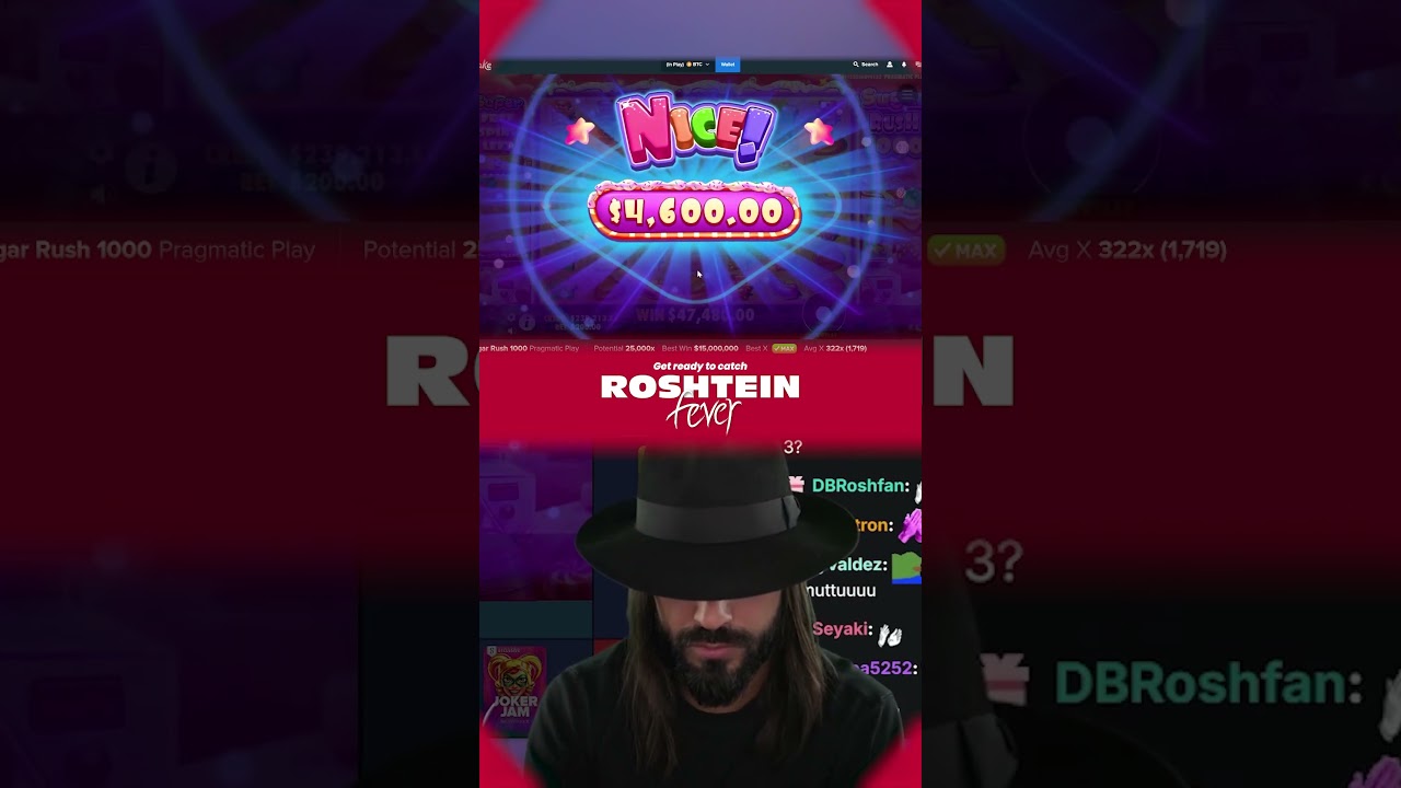 🍬 ROSHTEIN'S monstrous $396K hit SUGAR RUSH 1000 🍬#bigwin #roshtein #slot #jackpot