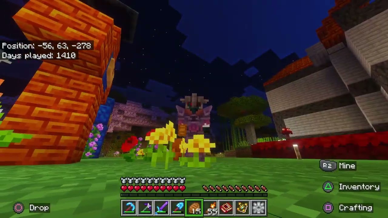 Playing Minecraft | I have to end it