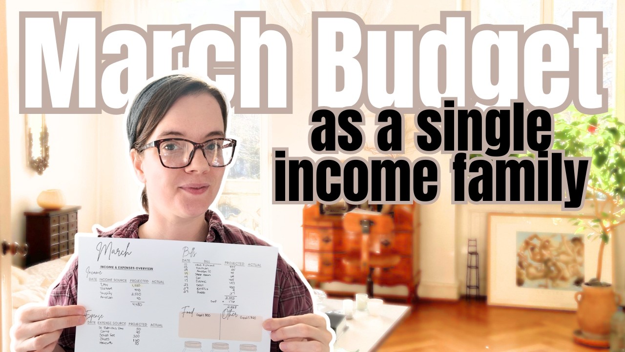 March Budget Set-Up - How I give my money a plan before life gets an opinion
