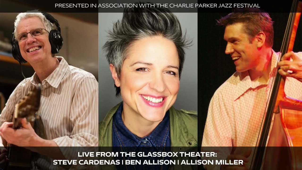 From the Glassbox Theater: Steve Cardenas, Ben Allison, and Allison Miller