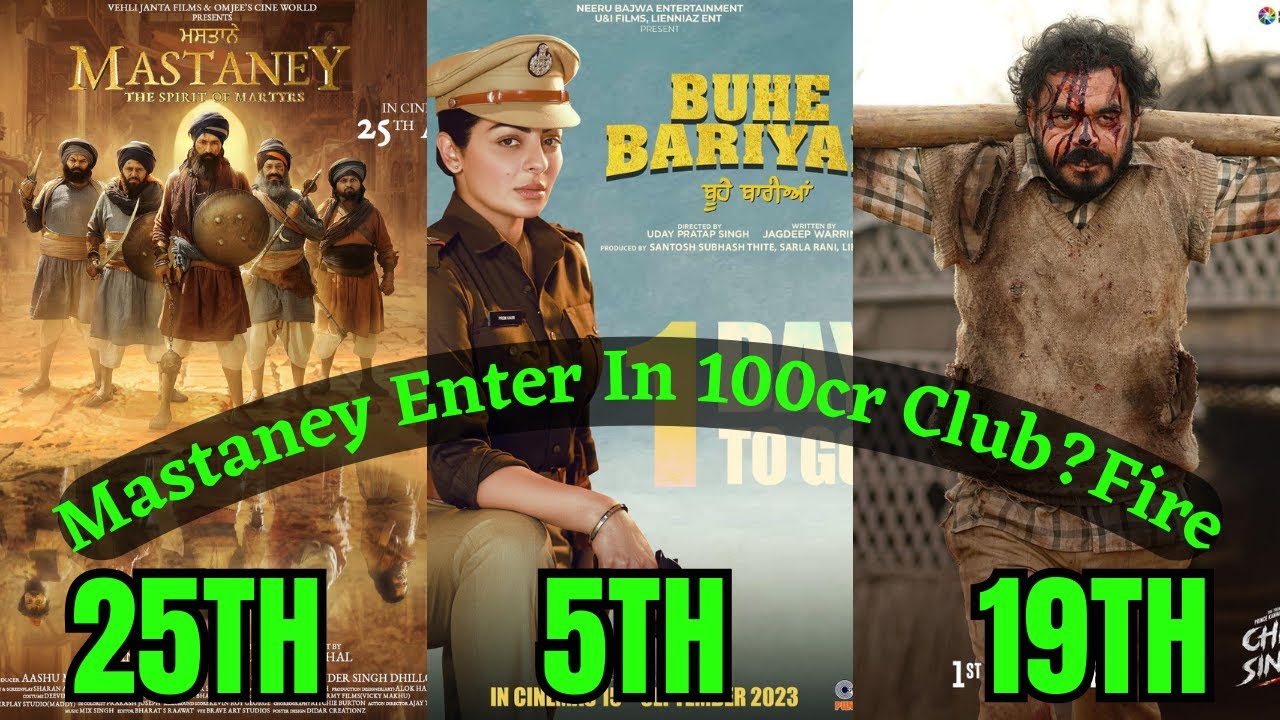 Mastaney  , Cheta Singh ,  Buhe Bariyan Worldwide Box Office Collection
