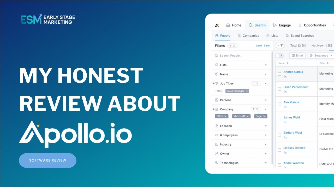 Apollo.io Review 2024: Top Features, Cons, Pricing