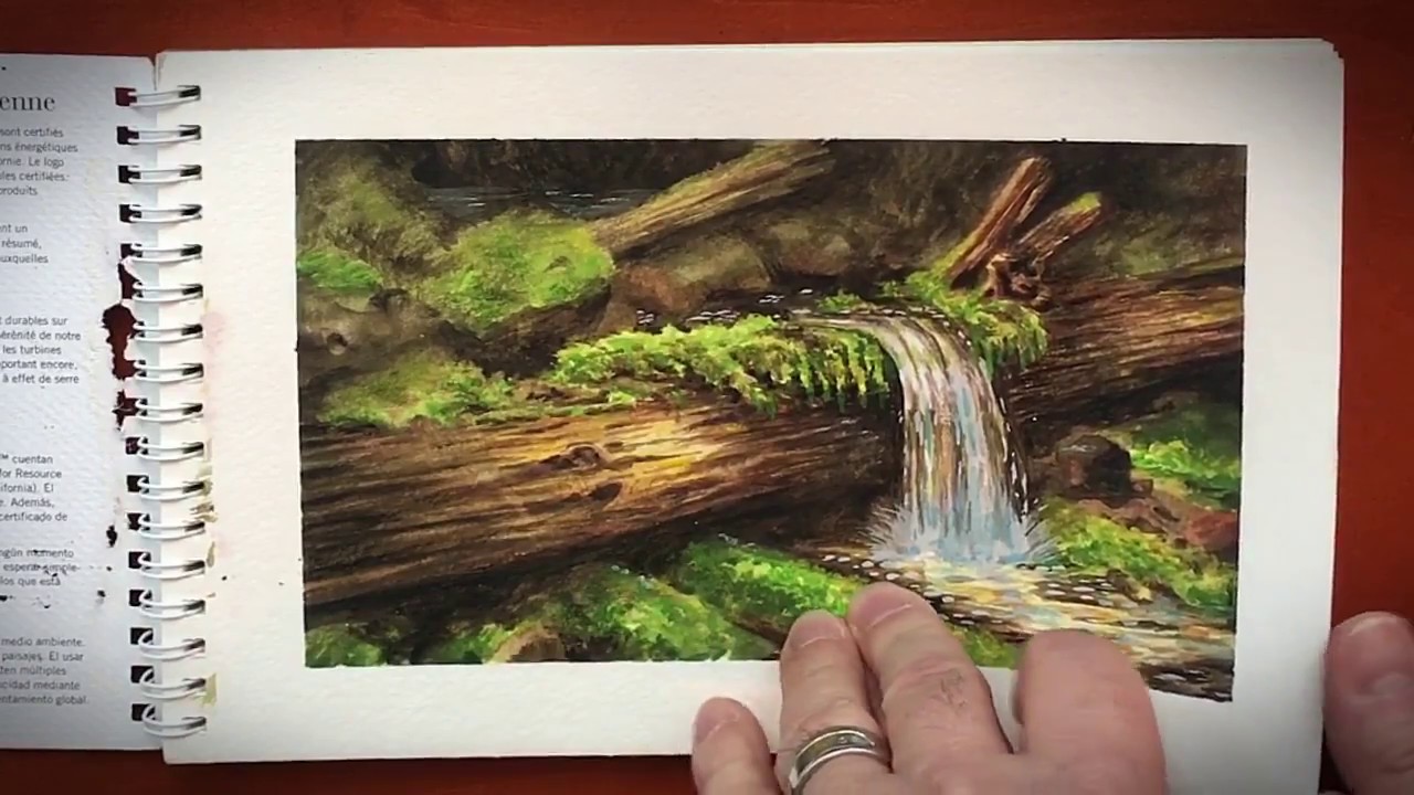 Plein-Air Gouache Paintings - Summer 2016