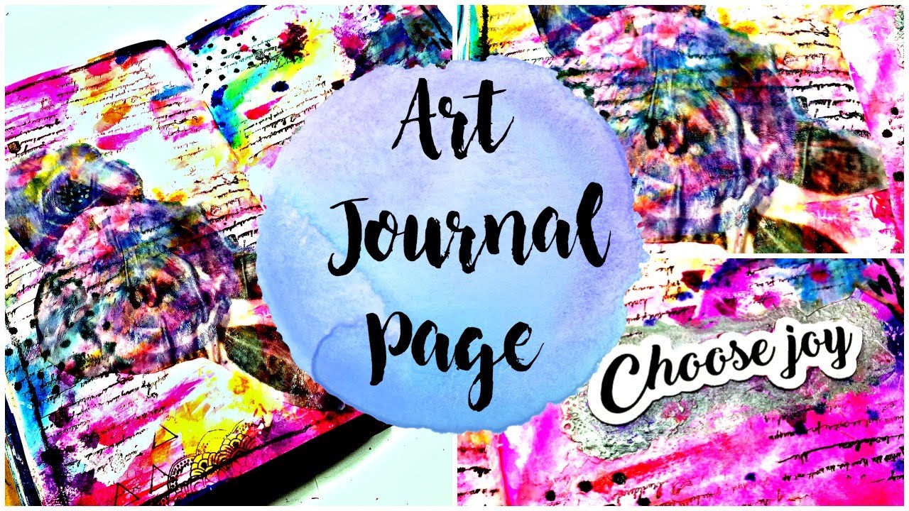 Art Journal Page Process :  Session 1