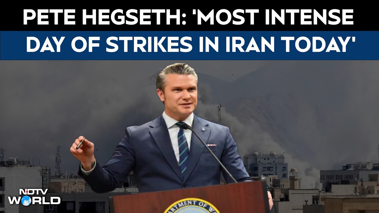 Iran Israel War | Pete Hegseth: Most Intense Day Of Strikes In Iran Today