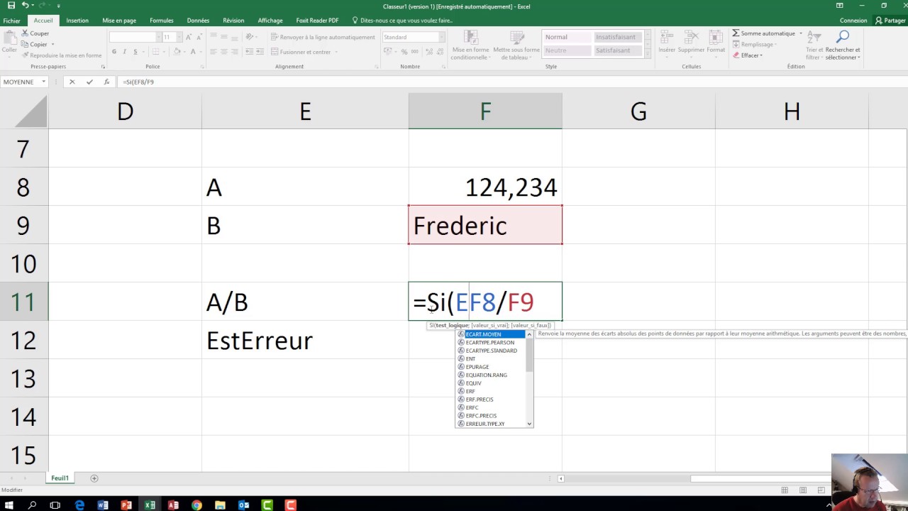 23 - Excel - EstErreur