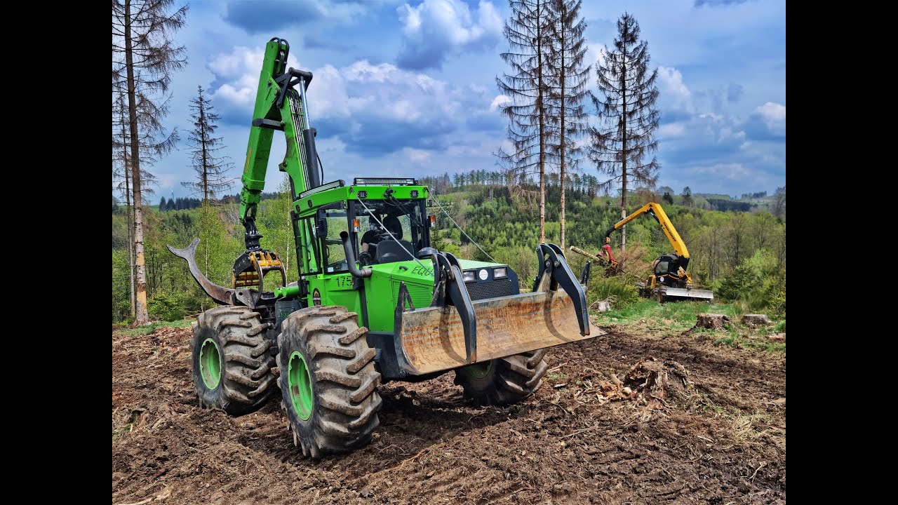 🌲*THE Team* • Equus175 & Komatsu875 & Highlander HL20-1 • Lesneprace-Sro • ForestmachineAction • #2🌲