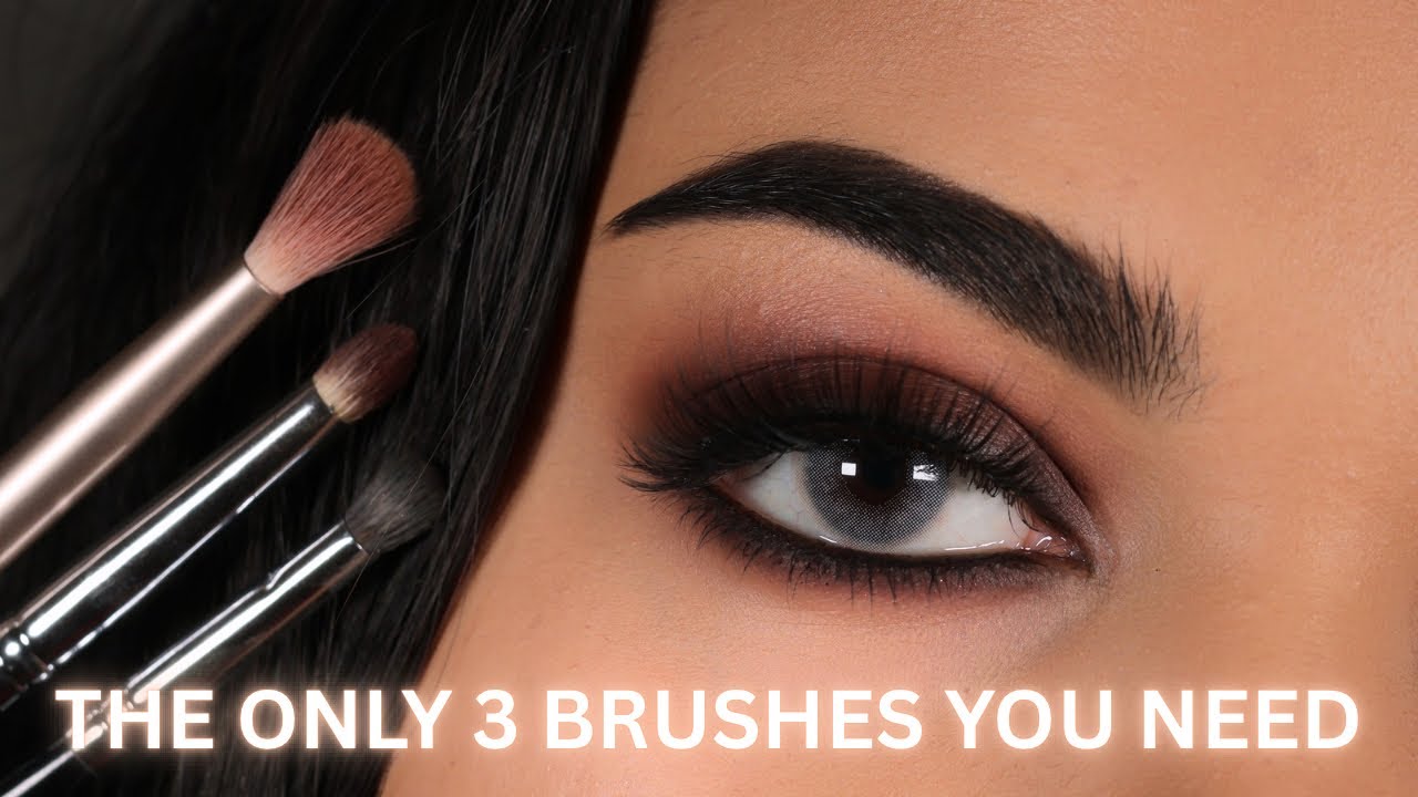 The ONLY 3 EYESHADOW BRUSHES You’ll Ever Need 😍 | Beginner Eye Makeup brushes AFFORDABLE India