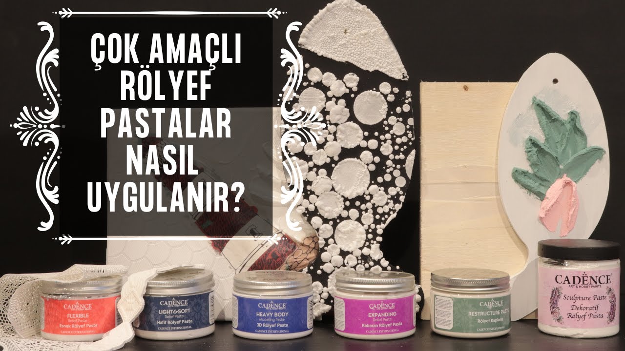 Cadence Çok Amaçlı Rölyef Pastalar Nasıl Uygulanır?