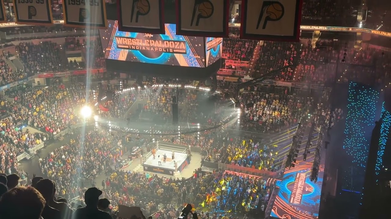 Wrestlepalooza 2025 WWE Champion Cody Rhodes VS Drew McIntyre entrances.￼
