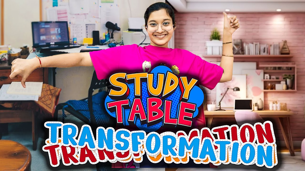 Jinni Ki Study Table Transformation 🤩  | Surprise Diwali Gift 🎁  by Mummy 🎊 | Cute Sisters