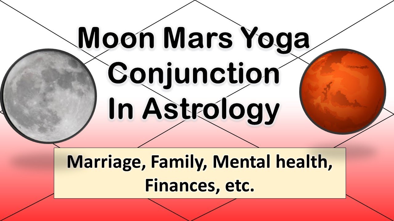 Moon Mars Conjunction | Chandra Mangal Yoga in  Vedic Astrology