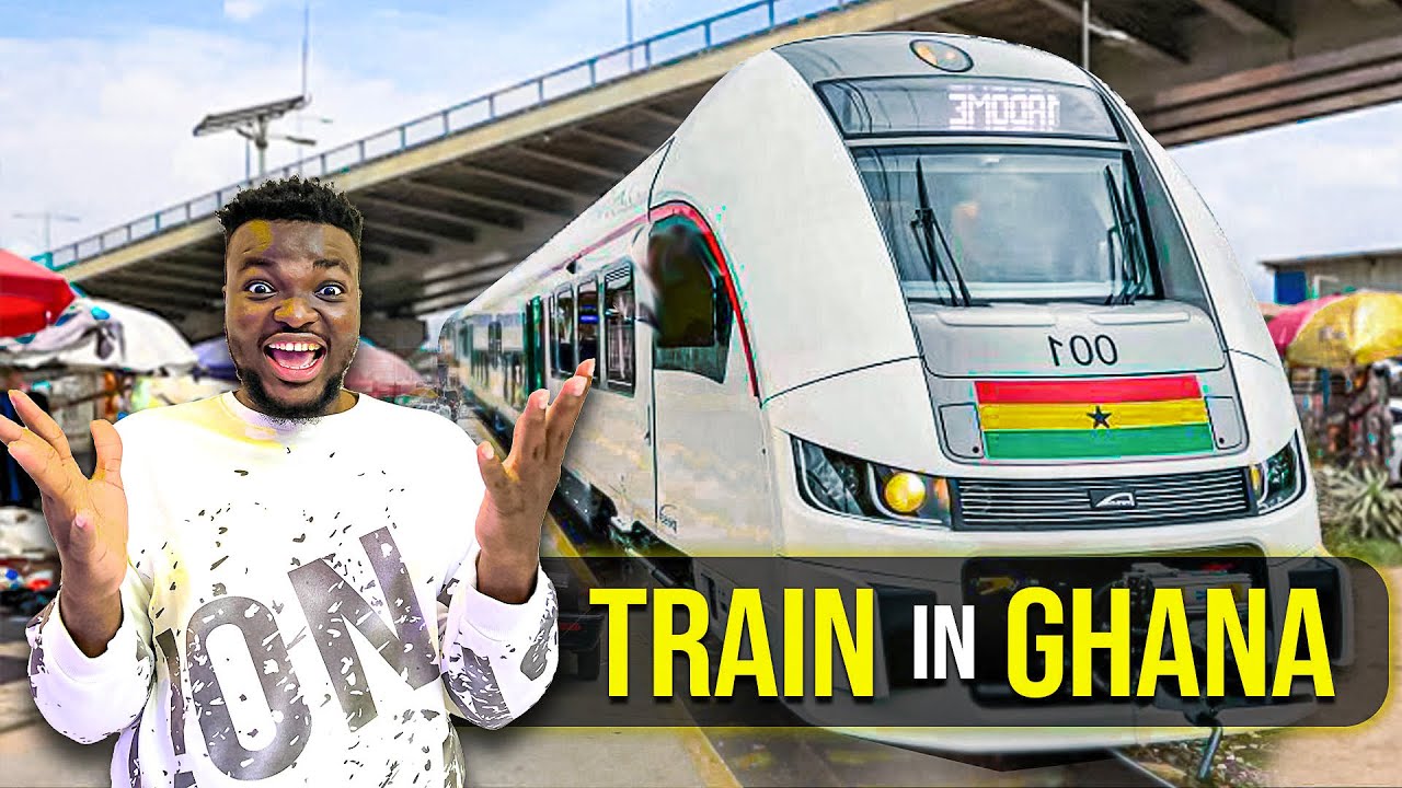 Первое путешествие на поезде по Гане. Вам понравится 🇬🇭🇬🇭