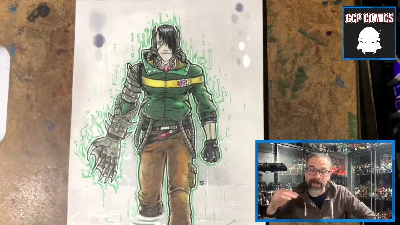 2Hr Grind: Pencils, Inks, and Mistakes Character Designs 5 #CyberPunk #HowtoDraw #CharacterDesign