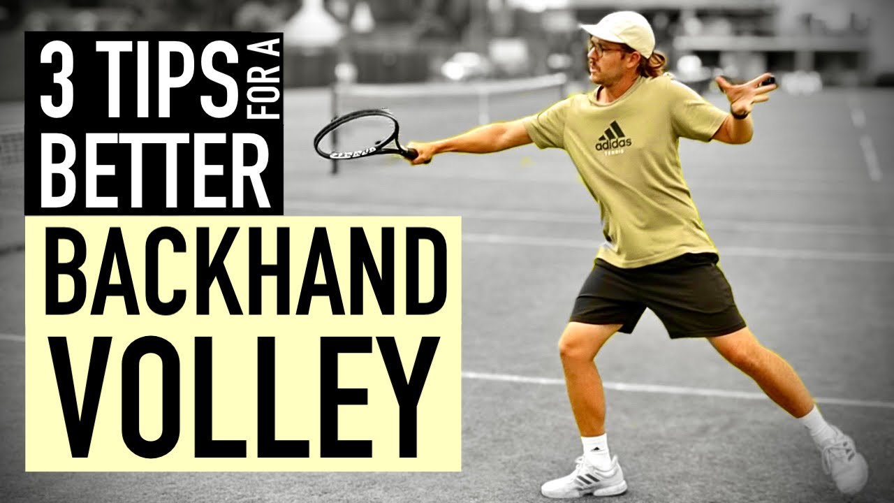 3 Tips For a Better Backhand Volley #tennis