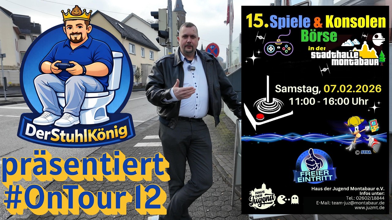 DerStuhlKönig präsentiert die 15. Spiele & Konsolen Börse Montabaur [OnTour Folge 12]