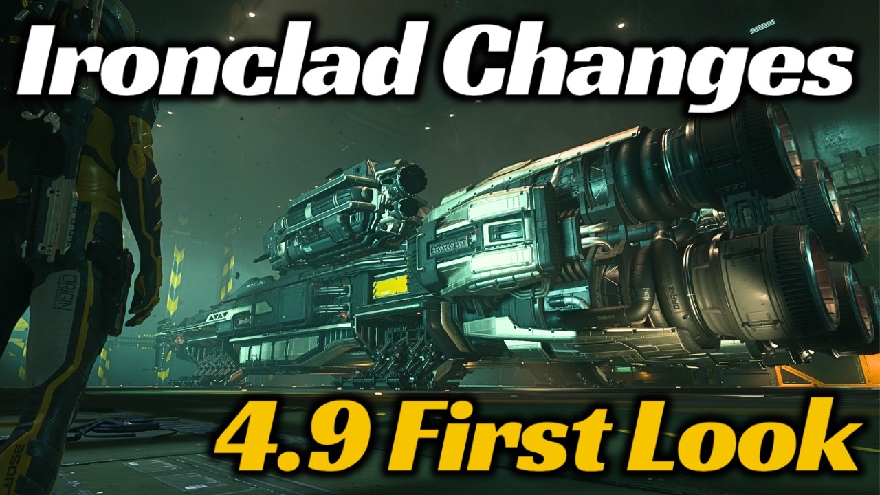 🚨First Look - Drake Ironclad Changes in Star Citizen 4.9 PTU: Flying from Operations & More RSI