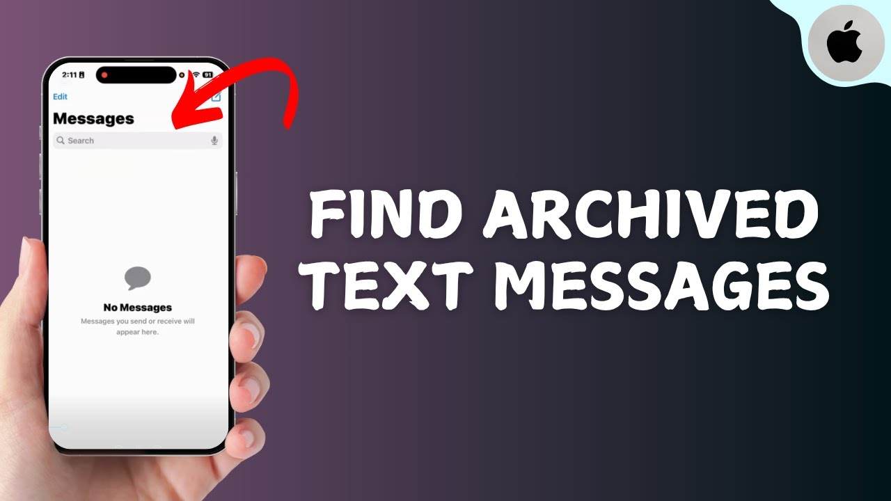 How to Find Archived Text Messages on iPhone
