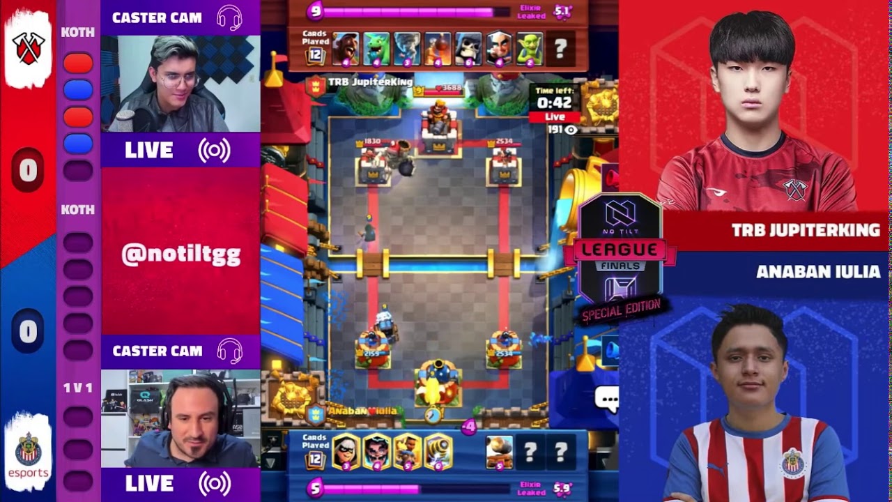 Anaban vs Jupiterkinng| Chivas Esports vs Tribe| No Tilt League Semifinales.