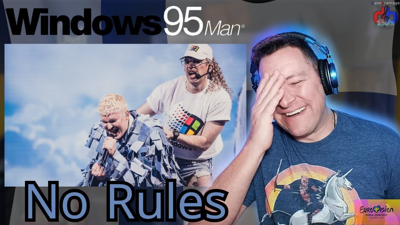 AMERICAN Reacts to Windows95man - No Rules 🇫🇮 Music Video & LIVE | Finland Eurovision 2024!