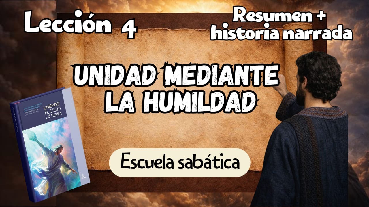 Resumen completo más historia narrada lección 4 - UNIDAD MEDIANTE LA HUMILDAD - Escuela sabática