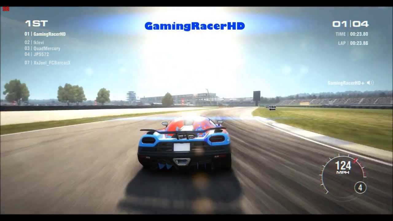 Grid 2 - Live Commentary: Beating Joordz in Koenigsegg Agera R (1080p HD)