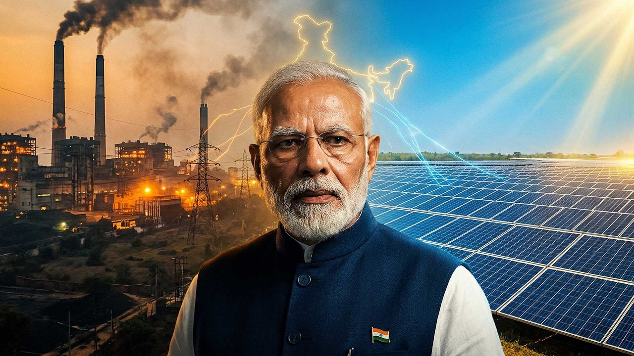 India&rsquo;s Power Crisis Coal vs Solar | PM Modi Under Pressure