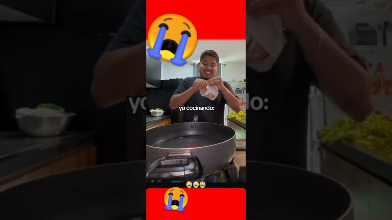 yo cocinando 😢😭😭 