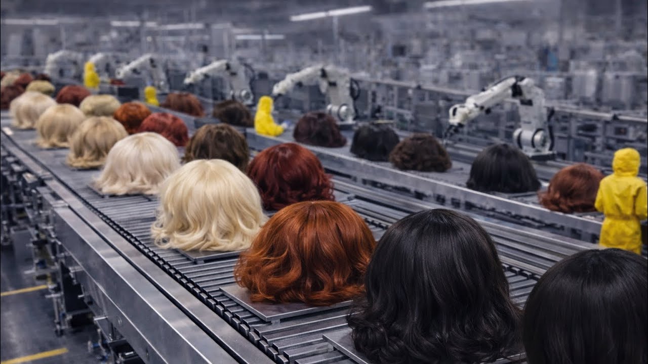 How Luxury Human Hair Wigs Are Made in Factory | Start to Finish Process 