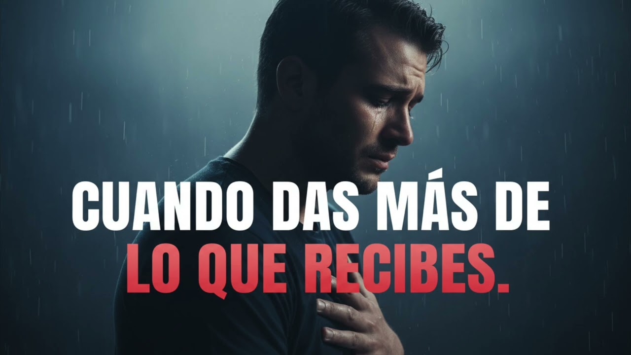 Cuando das más de lo que recibes