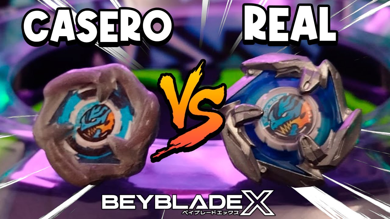 💥BEYBLADES CASEROS VS BEYBLADE X😎 ¿Quien Ganaria?