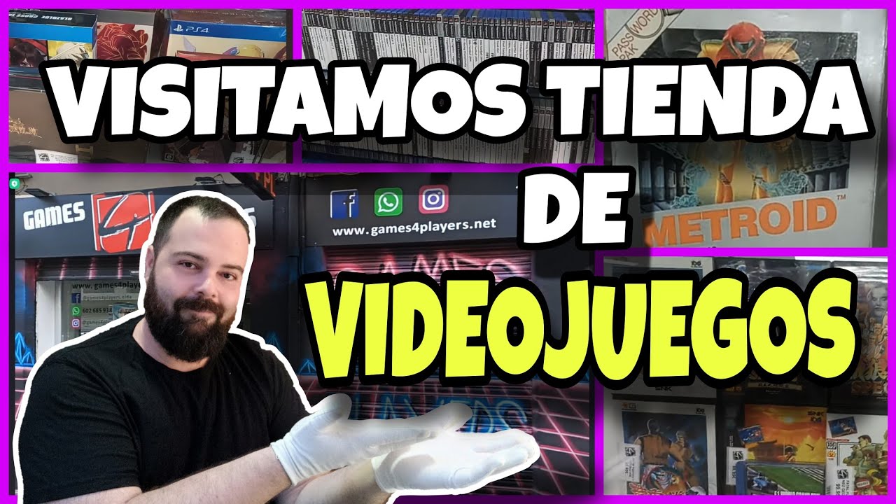 VISITAMOS GAMES 4 PLAYERS - TIENDA DE VIDEOJUEGOS EN ELDA #nintendoswitch #retrogaming #playstation