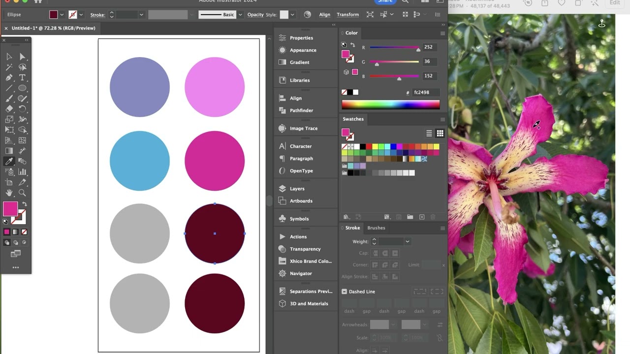 Учебное пособие по Adobe Illustrator: секреты инструмента &laquo;Пипетка&raquo; раскрыты!