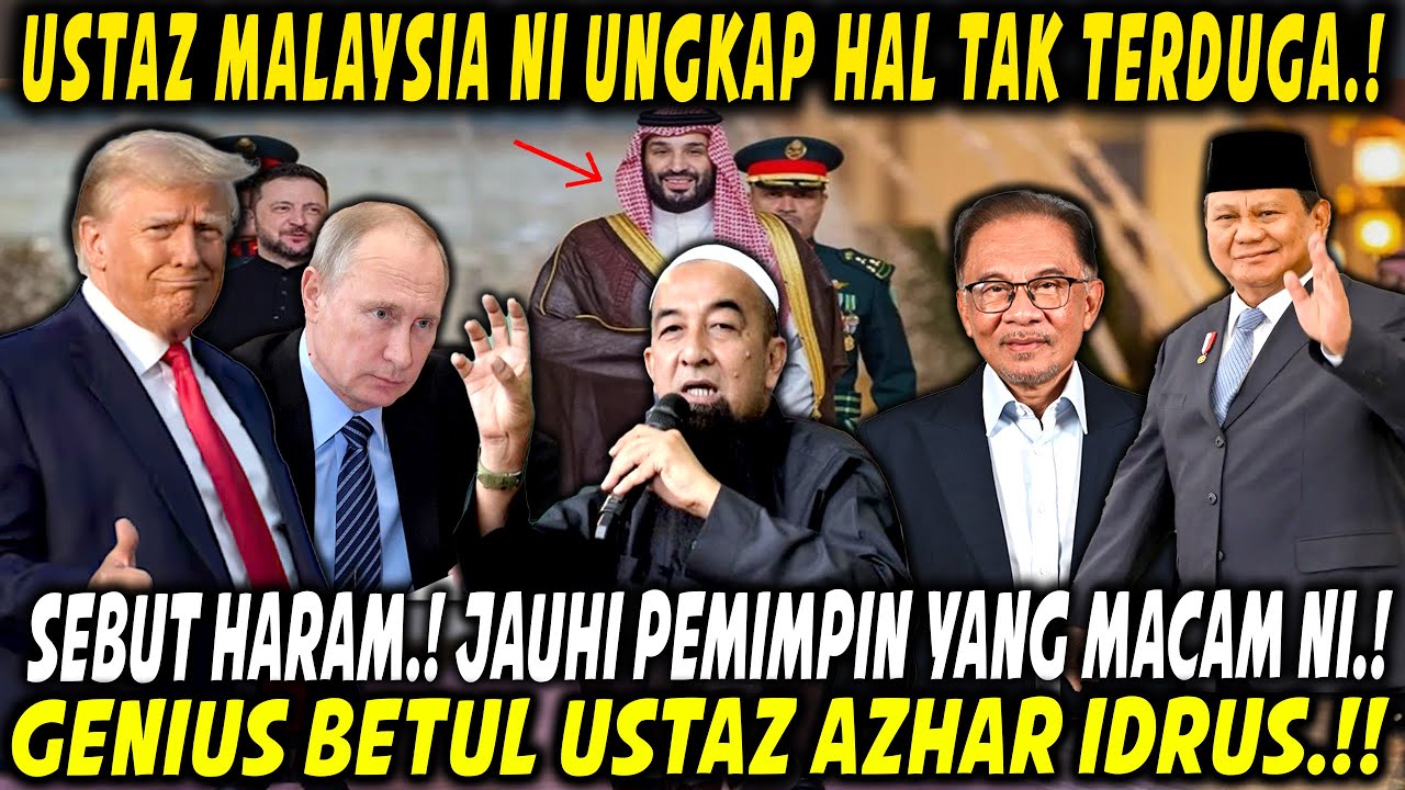 ALLAHUAKBAR❗ CERAMAH USTAZ AZHAR IDRUS BUAT RAMAI ORANG SEDAR MAKNA TAAT PEMIMPIN! INI SALAH SATUNYA