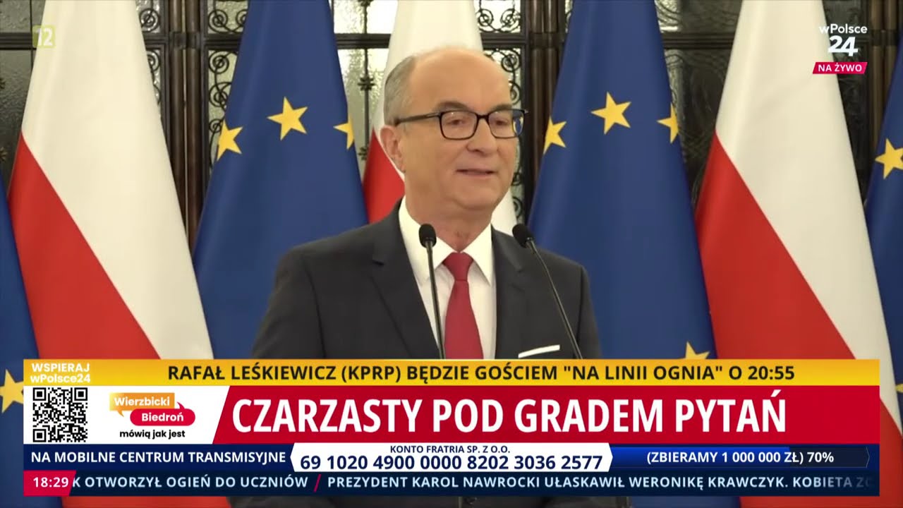 Czarzasty pod ścianą! Mocne pytania naszego reportera &ndash; ZOBACZ REAKCJĘ
