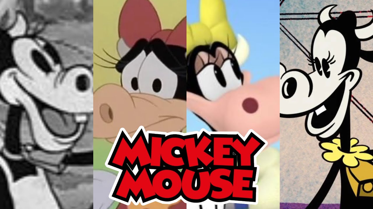 Clarabelle Cow (Mickey Mouse) | Evolution In Movies & TV (1930 - 2024)