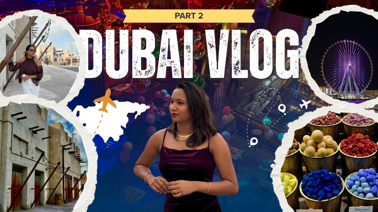 Dubai Vlog Part 2 | JBR Beach, Al Seef & Dubai Marina 🇦🇪 | Dubai Travel Guide 2026