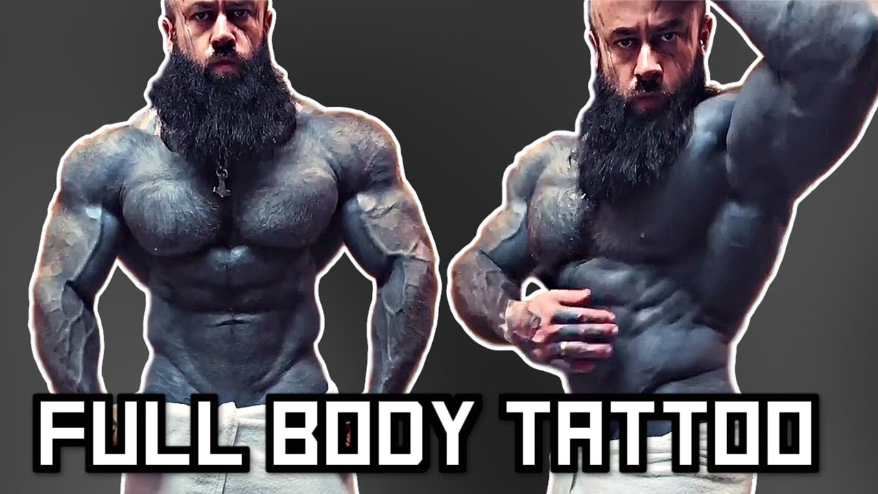 Bodybuilder Tattoos Full Body Black